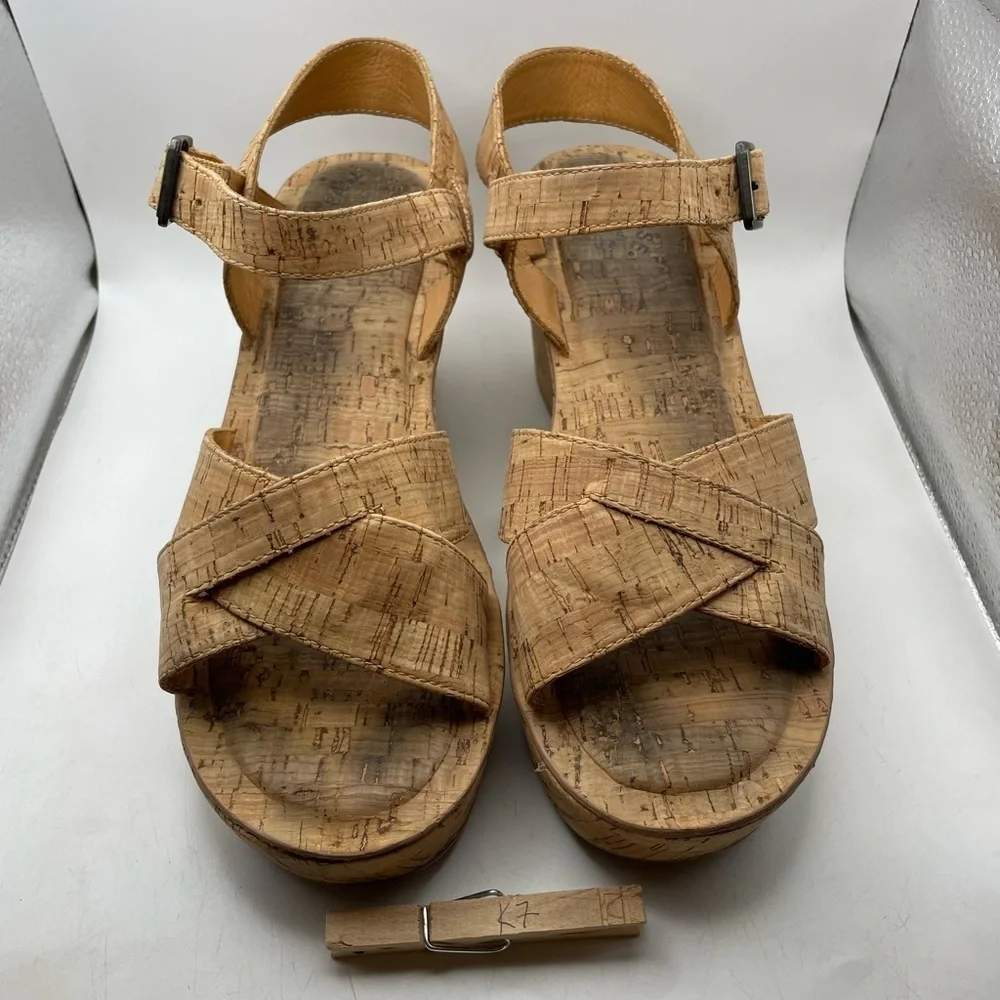 Kork-Ease Cork platform Wedge Sandals size 11